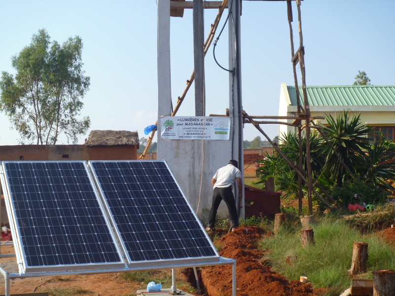 Installation solaire Madagascar