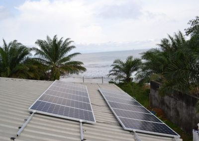 Panneau solaire pour pompage Lorentz à Kribi-Cameroun